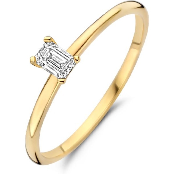Blush LG1029Y 14k gouden ring met diamant lab grown