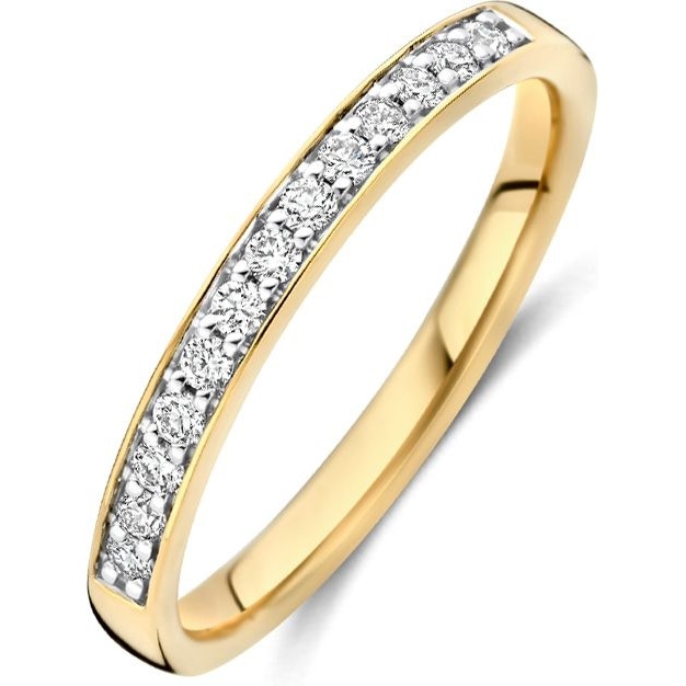 Blush LG1033Y 14k gouden rijring met diamant lab grown