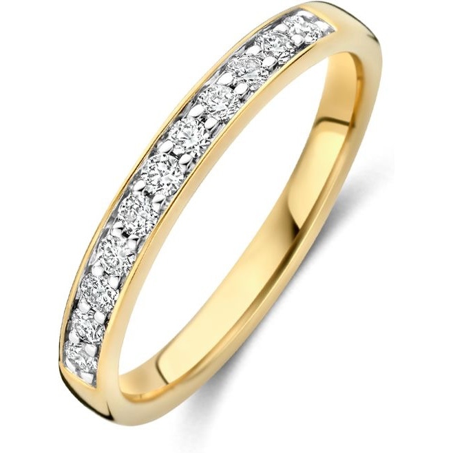 Blush LG1034Y 14k gouden rijring met diamant lab grown