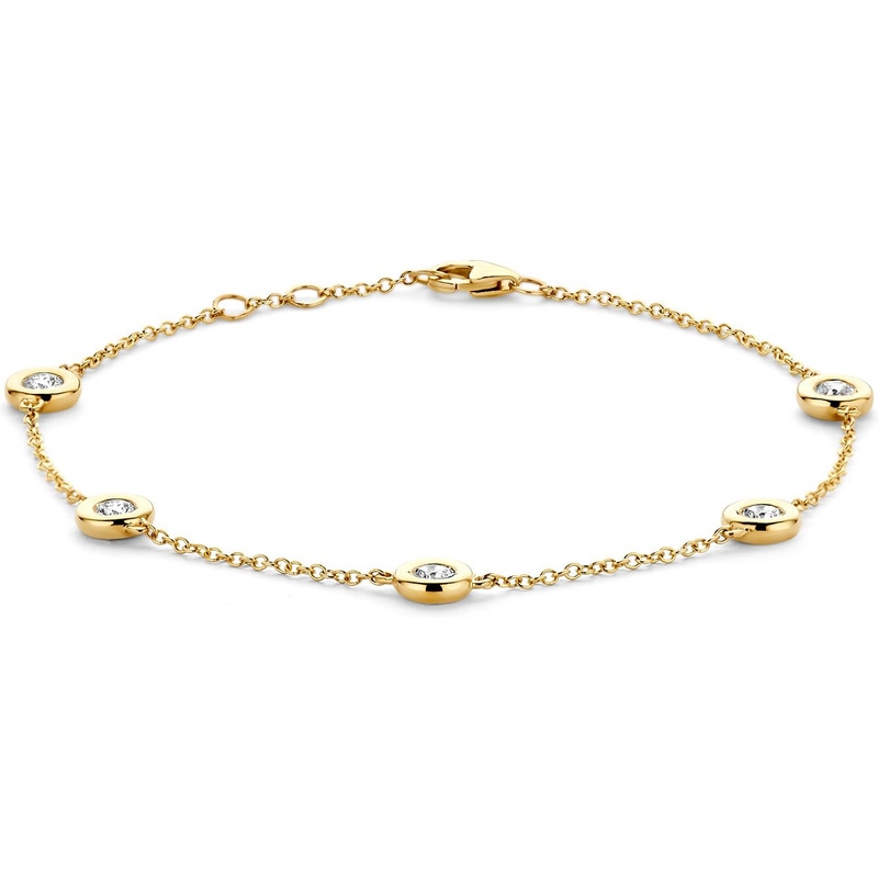 Blush LG2003Y 14k gouden armband met diamant lab grown