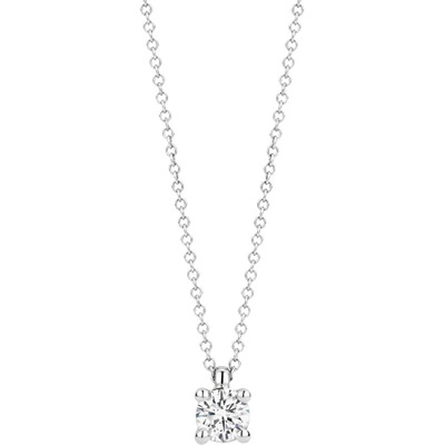 Blush LG3001W 14k witgouden ketting diamant lab grown