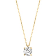 Blush LG3003Y 14k gouden ketting met hanger 0,45 ct diamant lab grown