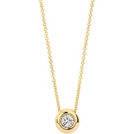 Blush LG3006Y 14k gouden ketting met diamant lab grown