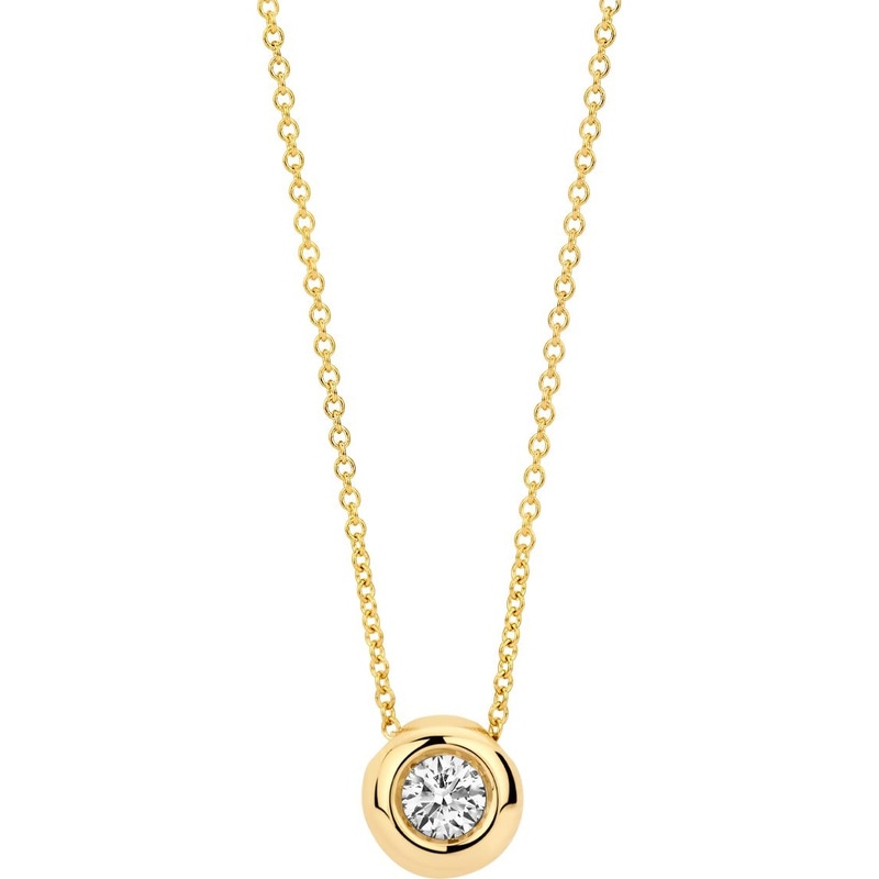 Blush LG3006Y 14k gouden ketting met diamant lab grown