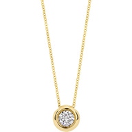Blush LG3007Y 14k gouden ketting met diamant lab grown