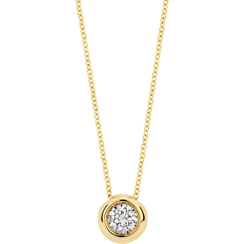Blush LG3007Y 14k gouden ketting met diamant lab grown