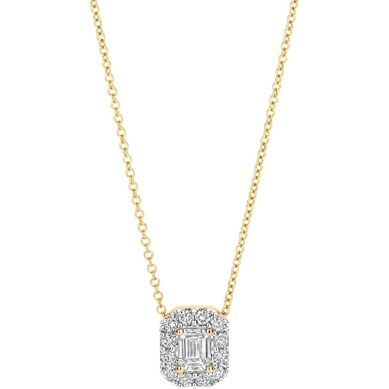 Blush LG3009Y 14k gouden ketting met hanger diamant