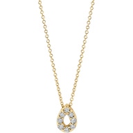 Blush LG3018Y 14k gouden ketting met druppel diamant