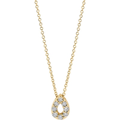 Blush LG3018Y 14k gouden ketting met druppel diamant