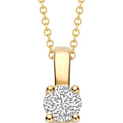 Blush LG6000Y 14k gouden hanger met diamant lab grown