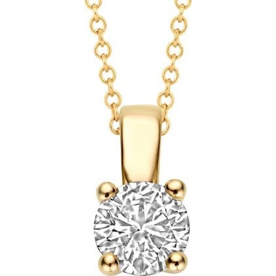 Blush LG6001Y 14k gouden hanger met diamant lab grown