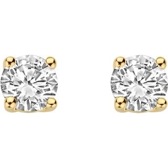 Blush LG7001Y 14k gouden oorknopjes diamant lab grown