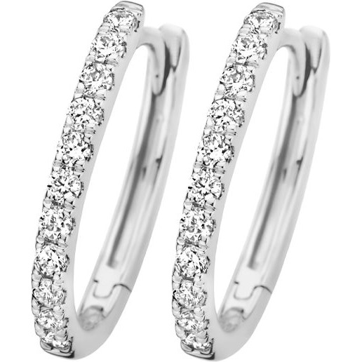 Blush LG7007W 14k witgouden oorringen diamant lab grown