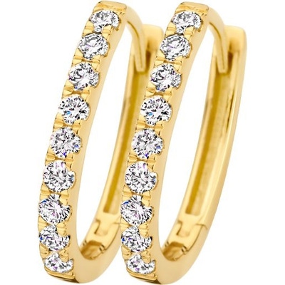 Blush LG7008Y 14k gouden ororingen diamant lab grown