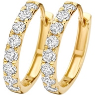 Blush LG7032Y 14k gouden oorringen diamant lab grown