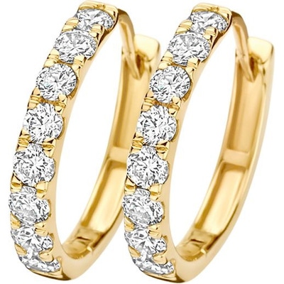 Blush LG7032Y 14k gouden oorringen diamant lab grown