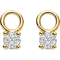 Blush LG9000Y 14k gouden oorbedels diamant lab grown