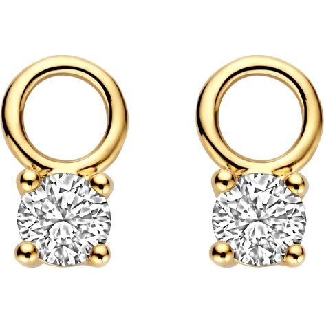 Blush LG9000Y 14k gouden oorbedels diamant lab grown