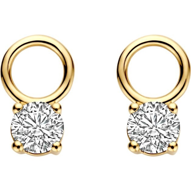 Blush LG9001Y 14k gouden oorbedels diamant lab grown