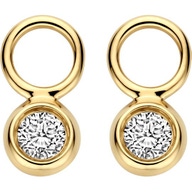 Blush LG9002Y 14k gouden oorbedels diamant lab grown