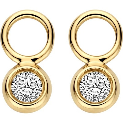 Blush LG9002Y 14k gouden oorbedels diamant lab grown