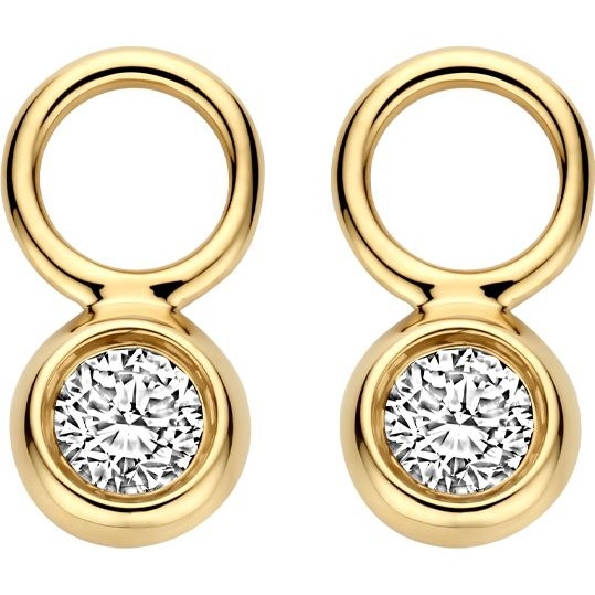 Blush LG9002Y 14k gouden oorbedels diamant lab grown