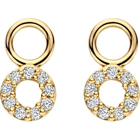 Blush LG9003Y 14k gouden oorbedels diamant lab grown