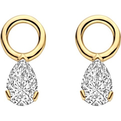 Blush LG9004Y 14k gouden oorbedels diamant lab grown
