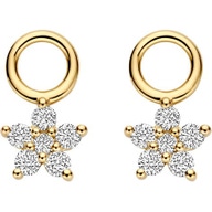 Blush LG9005Y 14k gouden oorbedels ster diamant lab grown