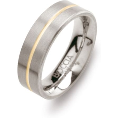 Boccia 0101-03 Titanium bicolor ring