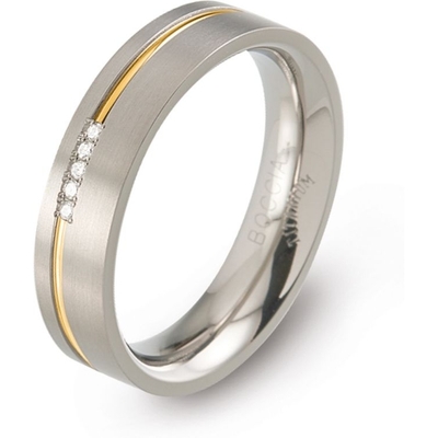 Boccia 0149-04 Titanium damesring met 0,025 ct diamant