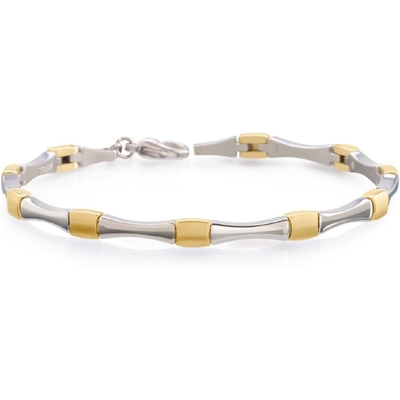 03037-04 Titanium bicolor schakelarmband 20 cm