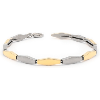 03039-02 Titanium bicolor schakelarmband 20 cm