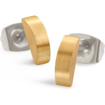 05058-02 Titanium oorknopjes goudkleurig 8 mm