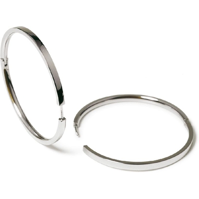 0508-03 Titanium oorringen 40 mm