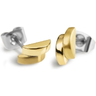 0552-05 Titanium oorknopjes goudkleurig 93 mm