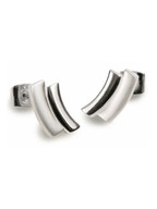0561-01 Titanium dames oorbellen 10x6 mm
