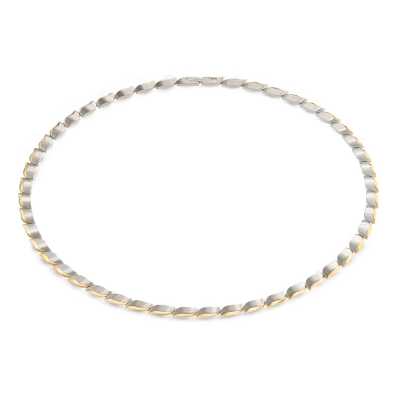 Boccia 08038-02 Titanium bicolor schakelketting 45 cm