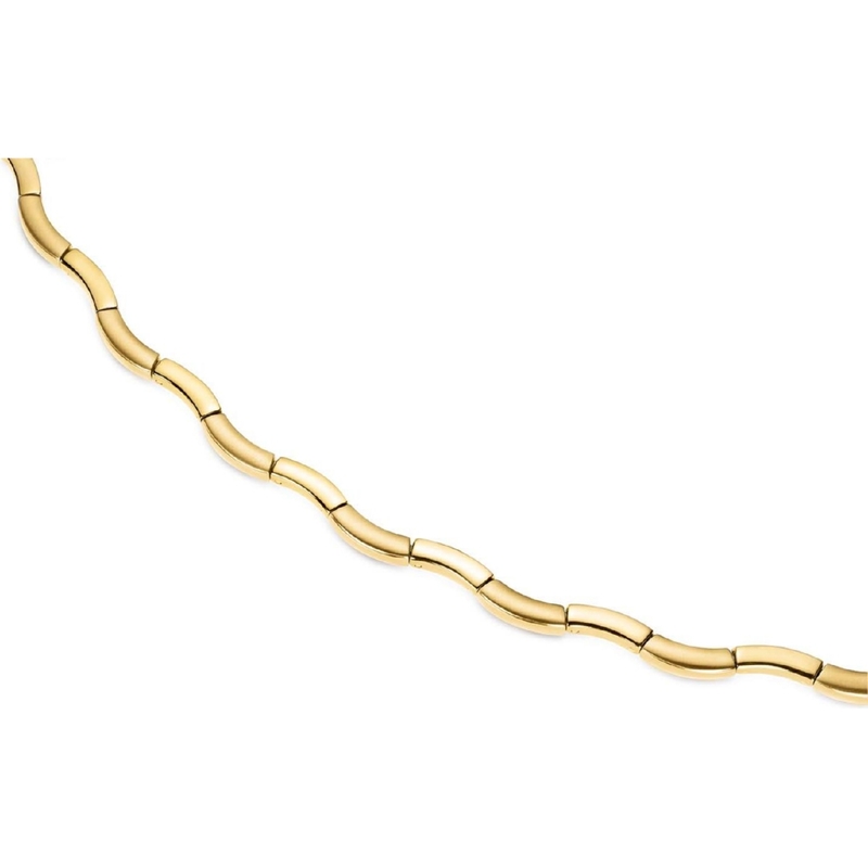 Boccia 0844-06 Titanium goudkleurige schakelketting 45 cm