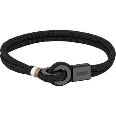 HBJ1580472M Thad Sport zwarte armband 19 cm