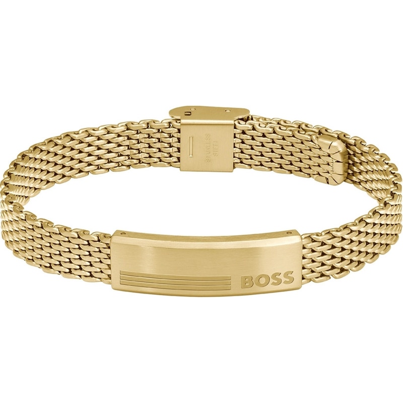 BOSS Jewelry HBJ1580610 Alen goudkleurige armband 20 cm
