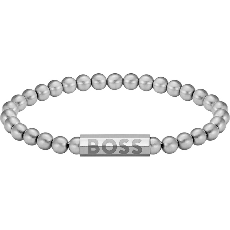 BOSS Jewelry HBJ1580658M Sphere Metal stalen kralenarmband 19 cm