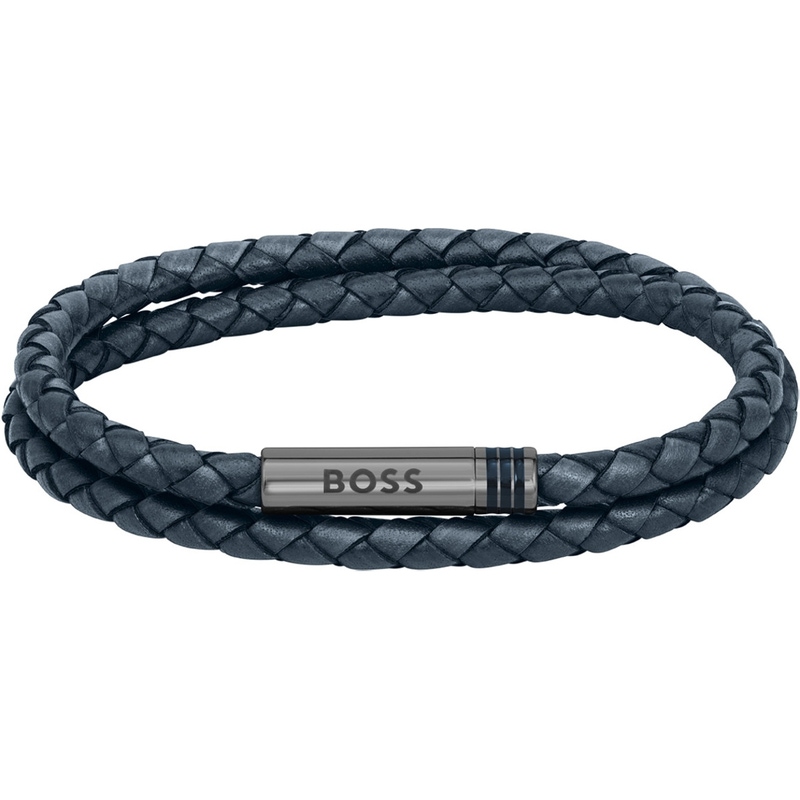 BOSS Jewelry HBJ1580494M Leren Ares armband