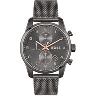 BOSS HB1513837 SKYMASTER  Horloge  Staal  Grijs   44 mm