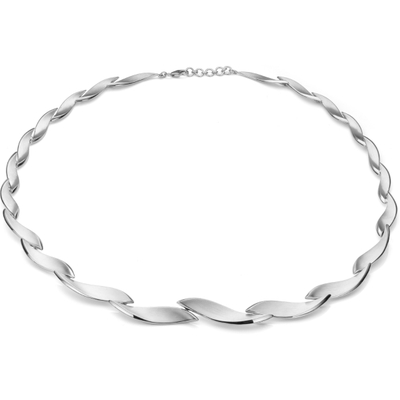 Breuning 64-01211 Zilveren schakelketting 43-47 cm