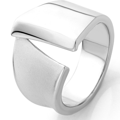 Breuning 97188 Zilveren ring 14 mm