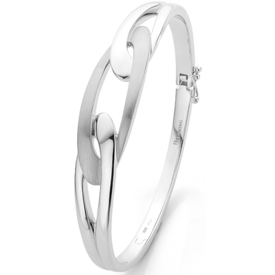 Breuning 54-00943 Zilveren slavenarmband 60 mm