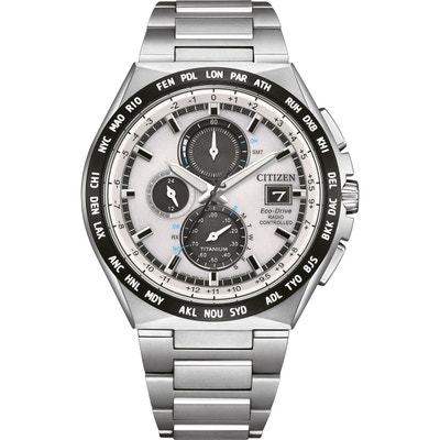 Citizen AT8238-84A Super Titanium eco-drive chronograaf 43 mm