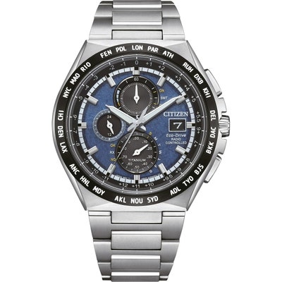 Citizen AT8238-84L Super Titanium eco-drive chronograaf 43 mm
