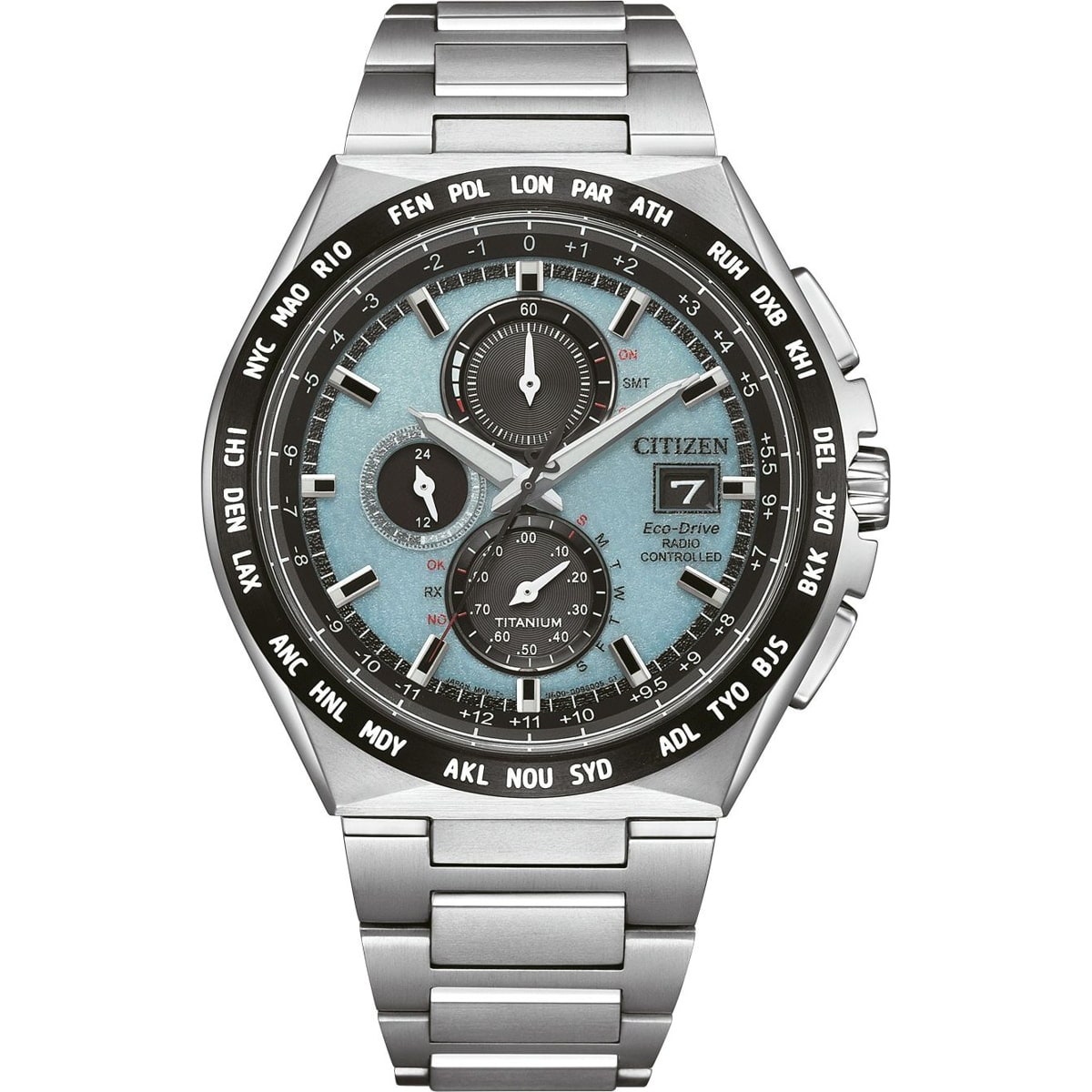 Citizen AT8238-84M Super Titanium eco-drive chronograaf